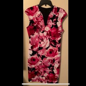🌸 Connected Apparel Pink Floral Dress (8) 🌸